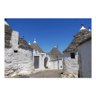 Impression Photo Maisons Trulli en Alberobello, Pouilles