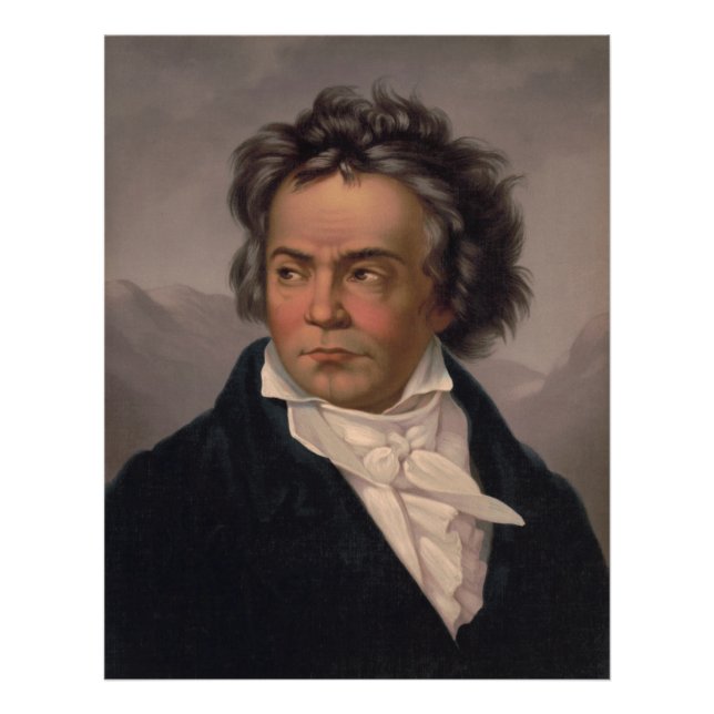 Impression Photo Maître Ludwig Beethoven Symphonie Musique Composit (Devant)