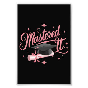 Impression Photo Maîtrise Il Maîtrise Diplômé MBA