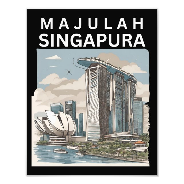 Impression Photo Majulah Singapura (Devant)