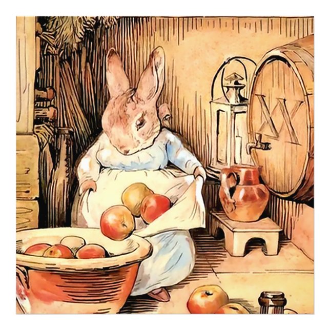 Impression Photo "Making Apple Cider" de Beatrix Potter (Devant)