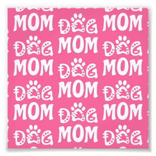 Impression Photo Maman Chien (Devant)