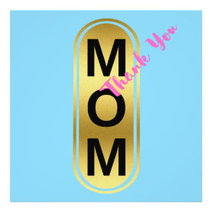 Impression Photo Maman, Merci !