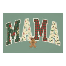 Maman Noël Motif Faux Patchwork II