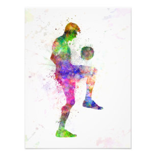 Impression Photo man soccer football player