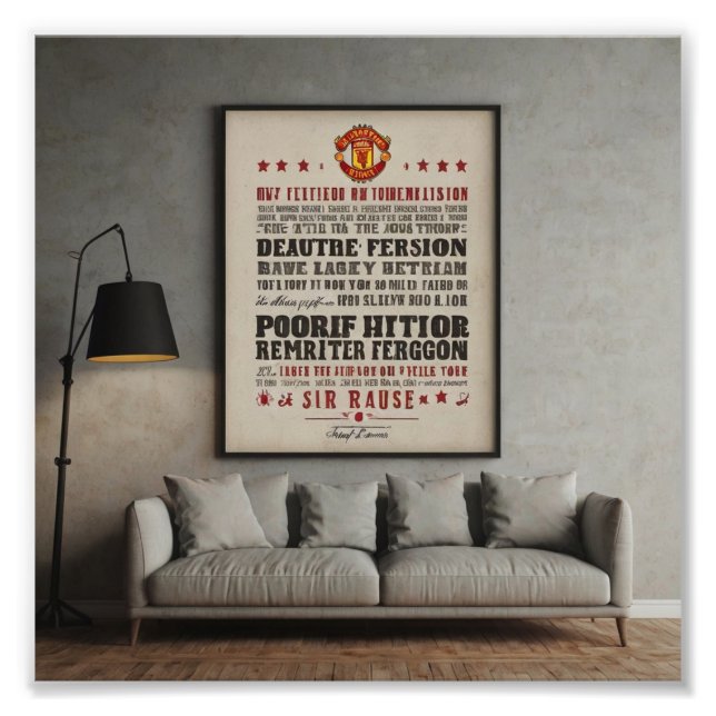 Impression Photo Manchester United (Devant)