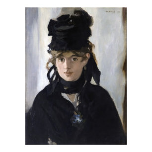 Impression Photo Manet - Berthe Morisot with a bouquet of violets