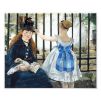 Manet Le Chemin De Fer Print