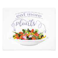 Mangez plus de plantes frais motivation salade let