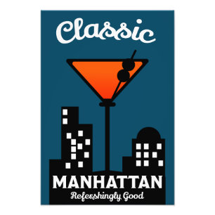 Impression Photo Manhattan Cocktail Wall Art