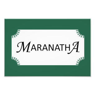 Impression Photo Maranatha ! Viens vite, Seigneur Jésus Christian