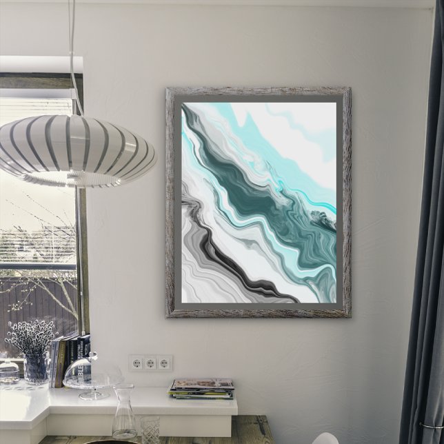 Impression Photo Marble River Fluid Art (Créateur téléchargé)