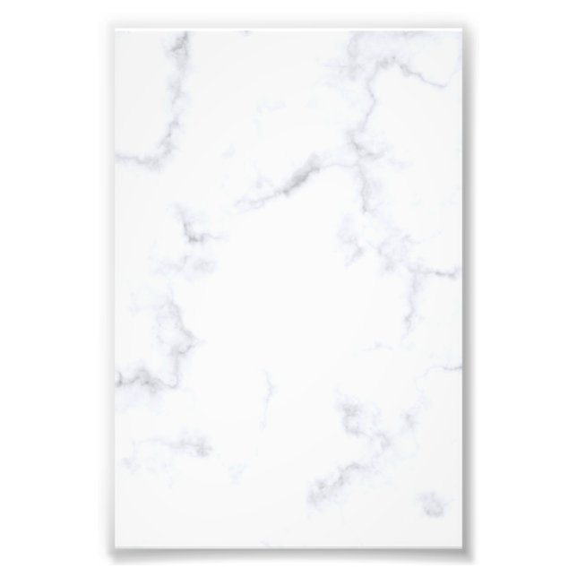 Impression Photo Marbre Blanc Moderne (Devant)