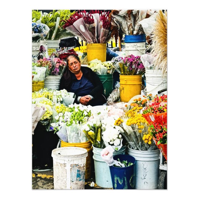 Impression Photo Marché Paloquemao Bogotá (Devant)