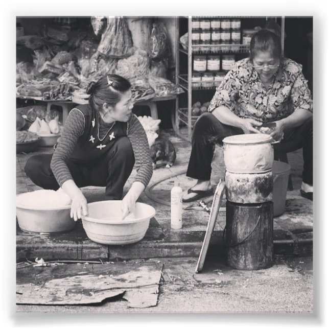 Impression Photo Marchés de Hanoï (Devant)