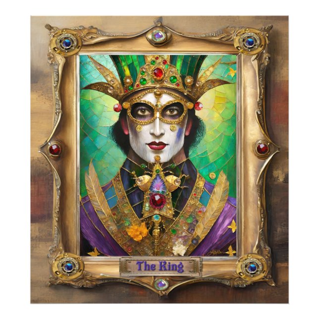 Impression Photo Mardi Gras Realm Portraits - Le Roi (Devant)