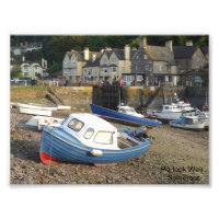 Marée basse à Porlock Weir