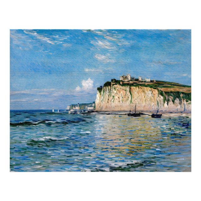 Impression Photo Marée basse à Pourville (Devant)