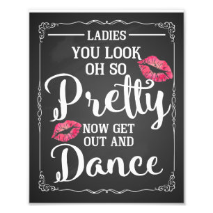 Impression Photo Mariage dames salle de bain panneau marrant tablea