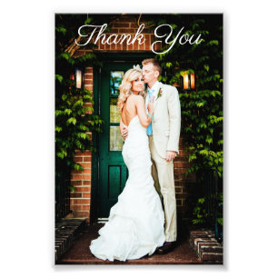 Impression Photo Mariage Merci Personnaliser Cartes avec votre imag