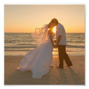 Impression Photo Mariage teinté orange 8"x8"