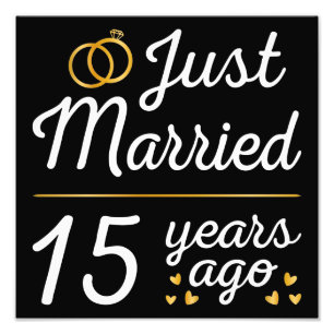 Impression Photo Marié Il Y A 15 Ans