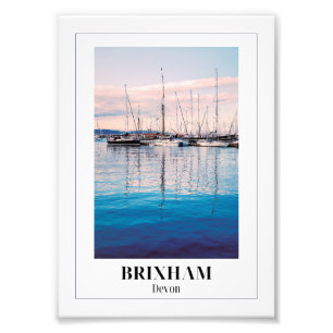 Impression Photo Marina de Brixham, Riviera anglaise, Devon