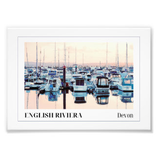 Impression Photo Marina de Torquay, Riviera anglaise, Devon
