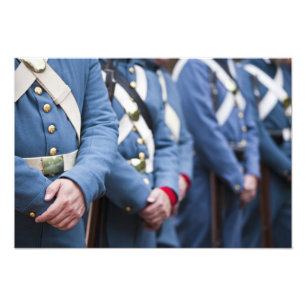 Impression Photo Marines de l'ère de la guerre civile américaine,