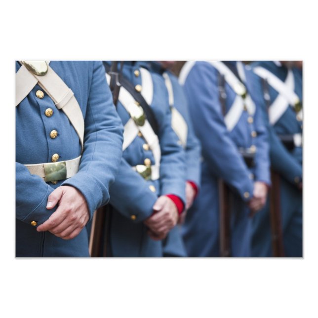 Impression Photo Marines de l'ère de la guerre civile américaine, (Devant)