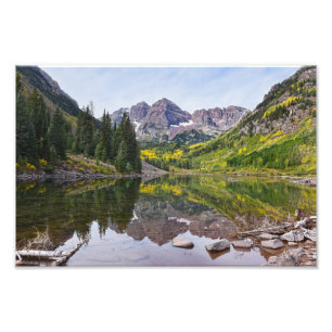 Impression Photo Maroon Bells en Automne, Colorado