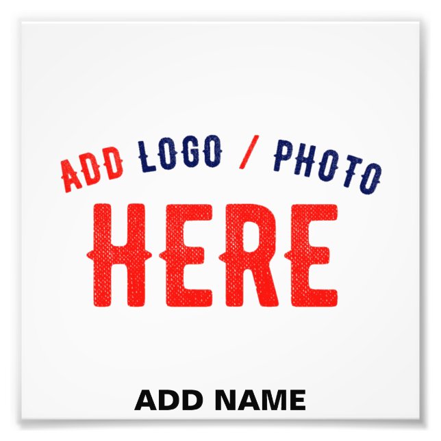 IMPRESSION PHOTO MARQUE BLANCHE VERIFIEE PERSONNALISABLE MODERNE ET (Devant)