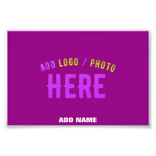 IMPRESSION PHOTO MARQUE MODERNE MODERNE PERSONNALISABLE POURPULAIRE