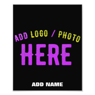 IMPRESSION PHOTO MARQUE VERIFIEE NOIRE PERSONNALISABLE MODERNE ET C