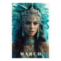 *~* MARS AP53 Coiffure AQUAMARINE Boho
