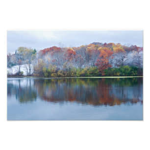 Impression Photo Marthaler Park Snowy Automne matin