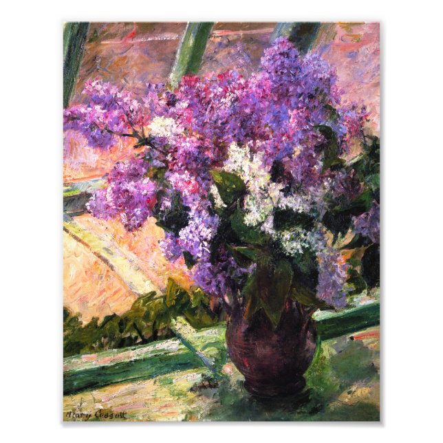Impression Photo Mary Cassatt Lilacs Imprimer (Devant)
