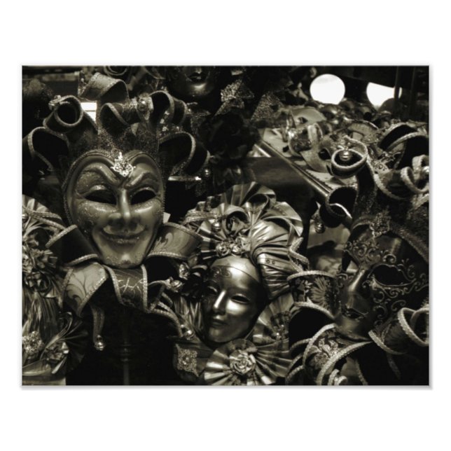 Impression Photo Mascarade sombre (Devant)