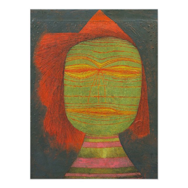 Impression Photo Masque d'acteur par Paul Klee (Devant)