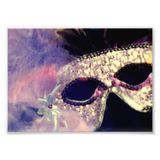 Impression Photo Masque Mardi Gras