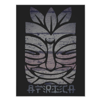 Impression Photo Masque Tribal Africain