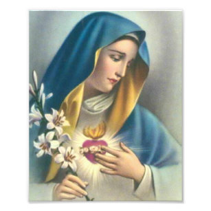 Impression Photo Mater Dolorosa Bienheureuse Vierge Marie Catholiqu
