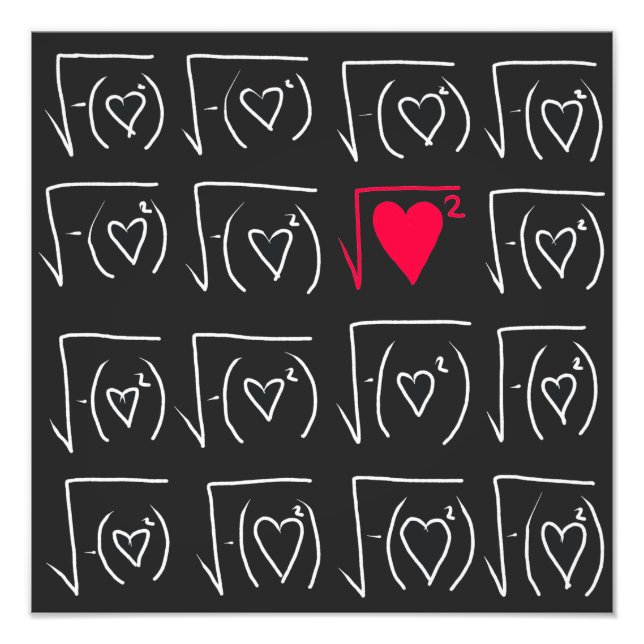 Impression Photo Math romance geek : trouver un véritable amour (Devant)