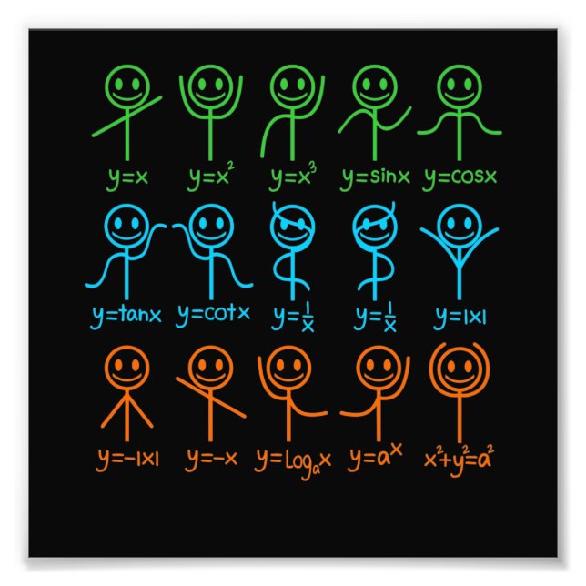 Impression Photo Math Teacher Dance Equation mathématique (Devant)