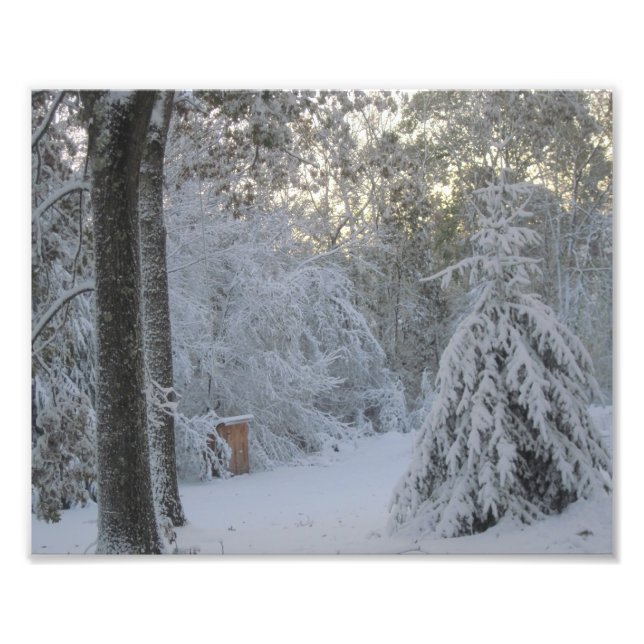 Impression Photo Matin d'hiver en Nouvelle-Angleterre (Devant)