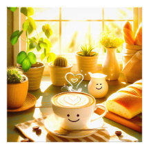 Matinée cappuccino paisible et réconfortante