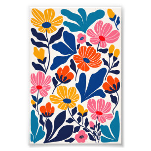 Impression Photo Matisse Inspiré Abstrait Contemporain Floral