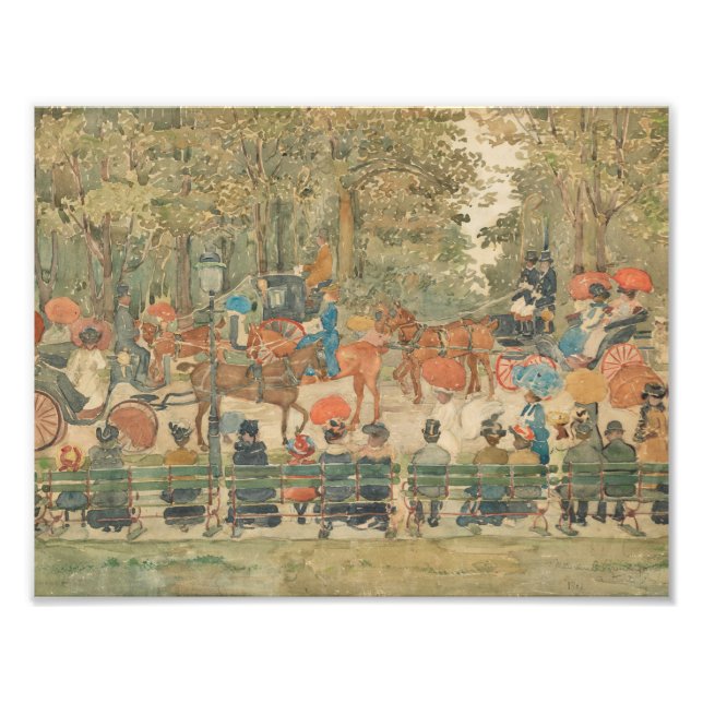 Impression Photo Maurice Prendergast - Central Park, 1901 (Devant)