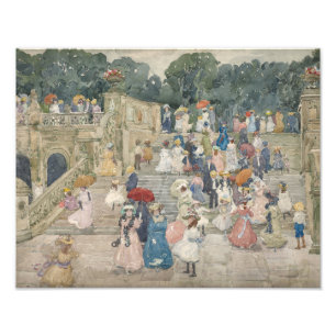 Impression Photo Maurice Prendergast - Le pont de la terrasse, cent