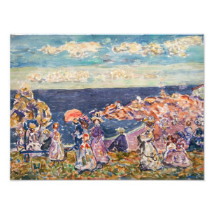 Impression Photo Maurice Prendergast - Sur la plage